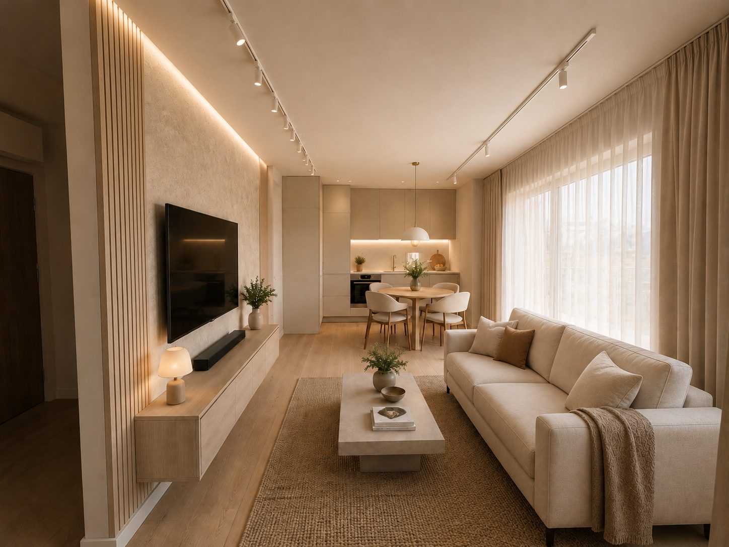 3-pokojowe mieszkanie z balkonem i klimatyzacją – 46,81 m²