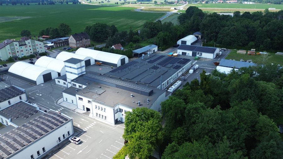 Hala produkcyjno-magazynowa z suwnicą 5 t i biurami – 1 753 m² — zdjęcie 4